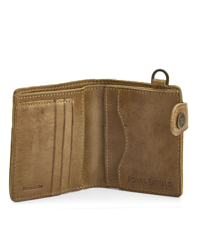 Cartera Royal Enfield camel