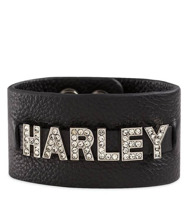 Brazalete Harley-Davidson Crystal Letters