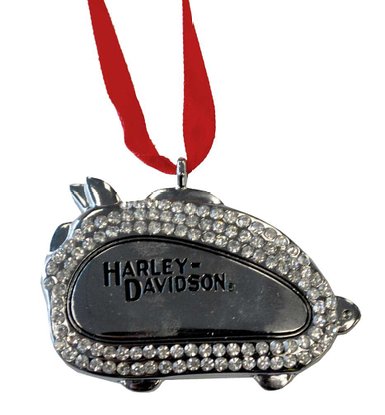 Colgante Harley-Davidson cerdito strass, navidad H