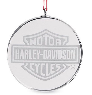 Colgante Harley-Davidson de cristal, Navidad Harle