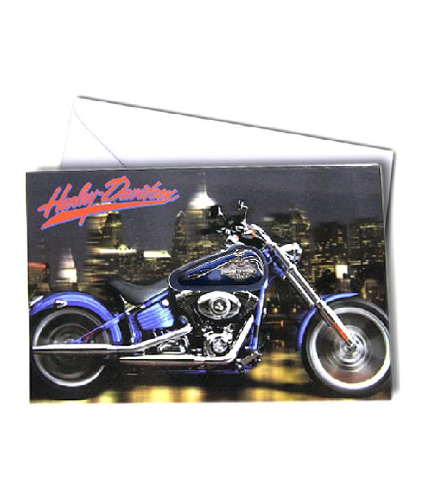 Pin Harley-Davidson con tarjeta de felicitacion