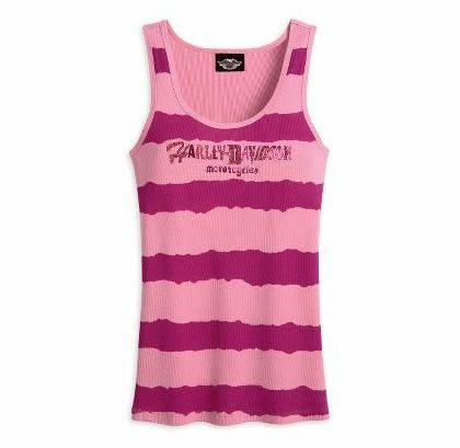 Producto CAMISETA DE TIRANTES RAYAS ROSA