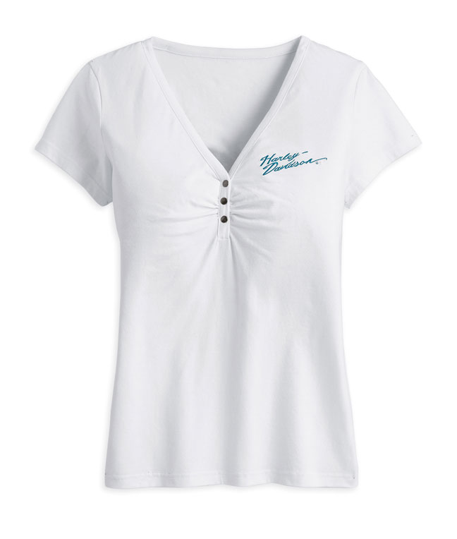 Producto CAMISETA MUJER BLANCO CUELLO V