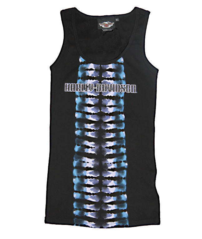 Camiseta Harley-Davidson negra  skeleton