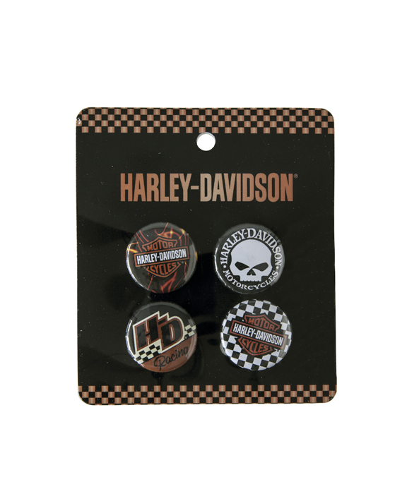 Set Harley-Davidson de 4 chapas