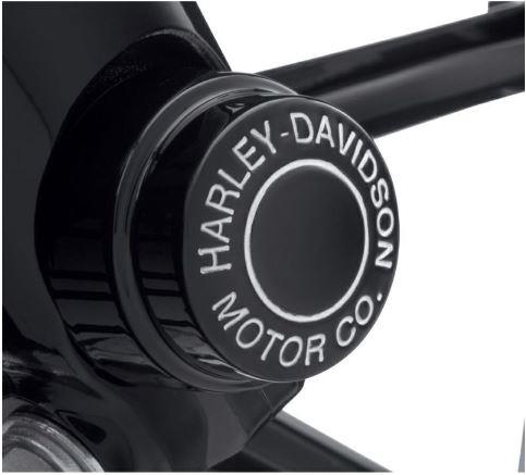 43000177 Harley-Davidson. Cubiertas de tuercas del eje delantero, ajuste múltiple