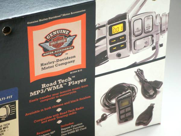 76365-04 reproductor MP3 negro Harley-Davidson